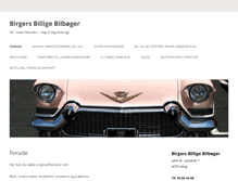 Tablet Screenshot of birgersbilligebilboeger.dk